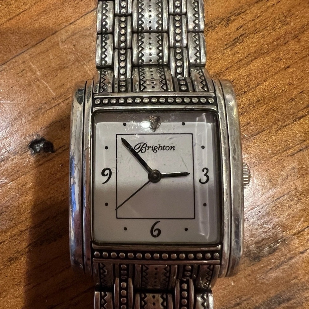 Brighton Silver Rectangular Face Watch - image 2